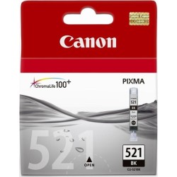 Cartus Cerneala Original Canon Black, CLI-521B, pentru iP3600|iP4600|MP540|MP620, , (timbru verde 0.15 lei), "BS2933B001AA"