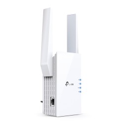 RANGE EXTENDER TP-LINK wireless  1800Mbps, 1 port Gigabit,  2 antene externe, 2.4 / 5Ghz dual band, Wi-Fi 6, "RE605X" (timbru ve