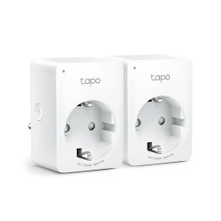 PRIZA inteligenta TP-LINK, Schuko x 1, conectare prin Schuko (T), 10 A, programare prin smartphone, Bluetooth, WiFi, alb "Tapo P
