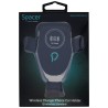 SUPORT auto si incarcator wireless SPACER pt. SmartPhone  2 in 1, fixare in grilaj, incarcare wireless Qi 10W "SPAA-AUTOCHG-01" 