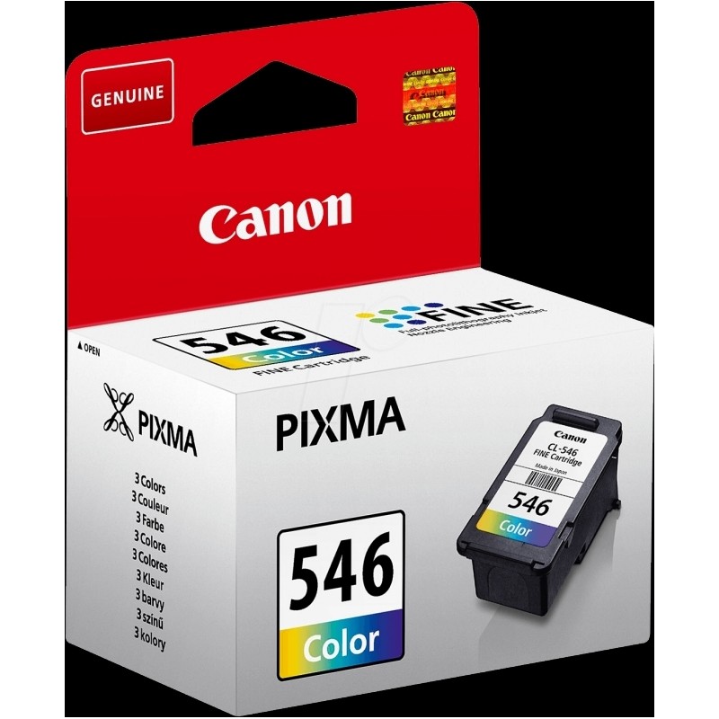 Cartus Cerneala Original Canon Color, CL-546, pentru Pixma IP2850|MG2450|MG2455|MG2550|MG2550S|MG2950|MG3050|MG3051|MG3052|MG305