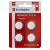 BATERIE VERBATIM, butoni (CR2032), 3V litiu, 4 buc., "49533" (timbru verde 0.04 lei)