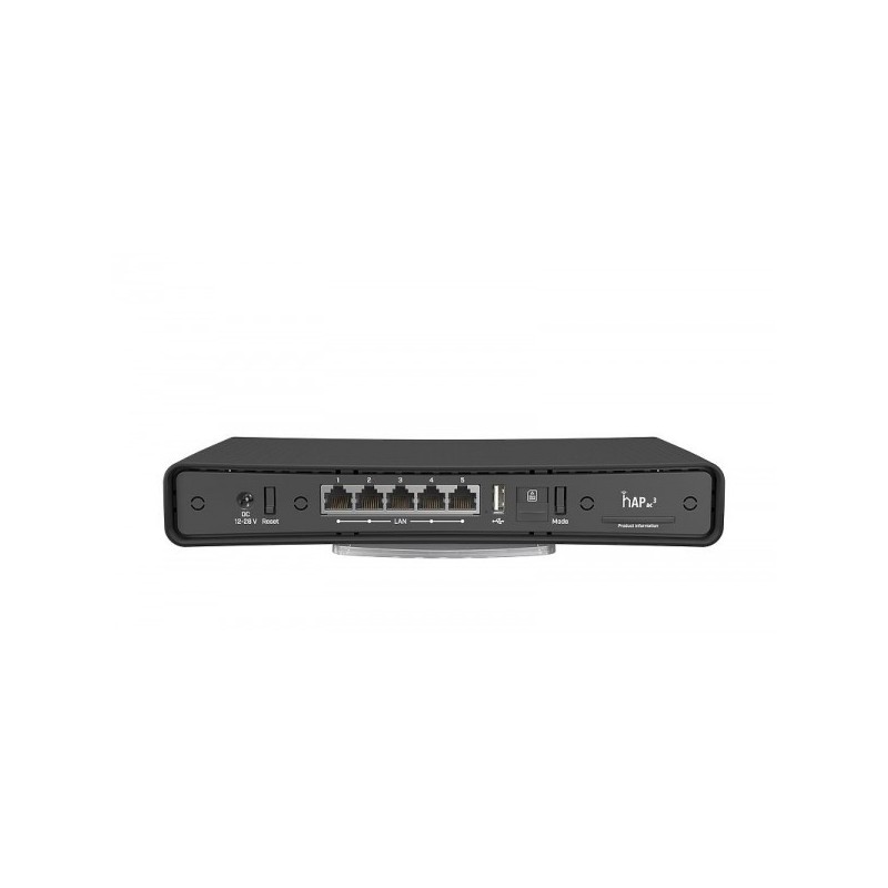 ROUTER MIKROTIK LTE Router hAP ac3 LTE6 Kit 5x RJ45 1000Mb/s 1x USB 1x microSIM "RBD53GR-5HACD2HND&R11E-LTE6" (timbru verde  0.8