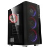 CARCASA SPACER - gaming, Middle Tower, ATX, "RAINBOW", fara sursa, sticla securizata, 4 x ARGB fan, USB 2.0 x 2, USB 3.0 x 1, HD