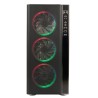 CARCASA SPACER - gaming, Middle Tower, ATX, "RAINBOW", fara sursa, sticla securizata, 4 x ARGB fan, USB 2.0 x 2, USB 3.0 x 1, HD