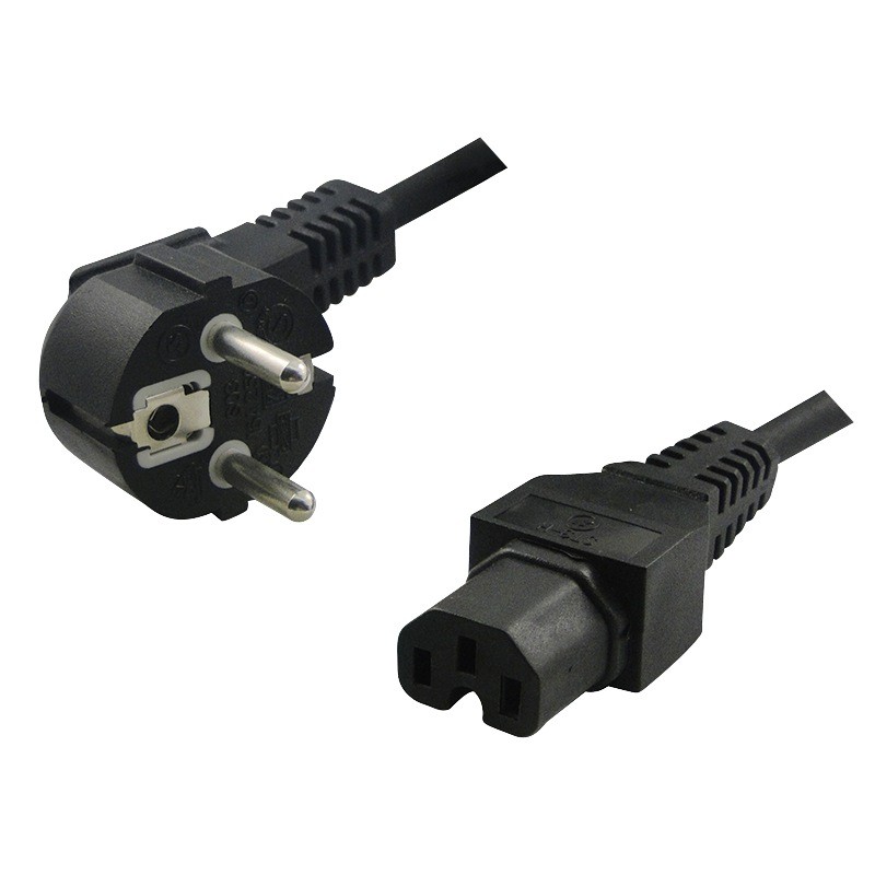 CABLU alimentare LOGILINK 2m, intrare Schuko, iesire C15, 10A, black, "CP105" (timbru verde 0.08 lei)