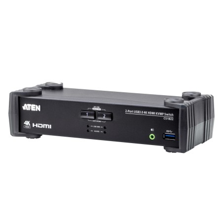 SWITCH KVM ATEN, 2-Port USB3.0 4K HDMI KVMP Switch "CS1822-AT-G" (timbru verde 0.8 lei)