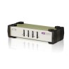 SWITCH KVM ATEN, 4-Port PS/2-USB VGA KVM Switch "CS84U-AT" (timbru verde 0.8 lei)