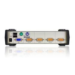 SWITCH KVM ATEN, 4-Port PS/2-USB VGA KVM Switch "CS84U-AT" (timbru verde 0.8 lei)