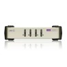 SWITCH KVM ATEN, 4-Port PS/2-USB VGA KVM Switch "CS84U-AT" (timbru verde 0.8 lei)