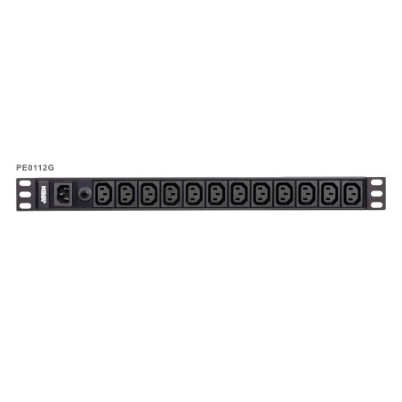 PDU ATEN, 1U 10A 12Port Basic PDU "PE0112G-AT-G" (timbru verde 4 lei)