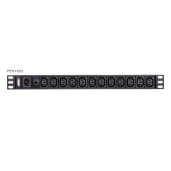 PDU ATEN, 1U 10A 12Port Basic PDU "PE0112G-AT-G" (timbru verde 4 lei)