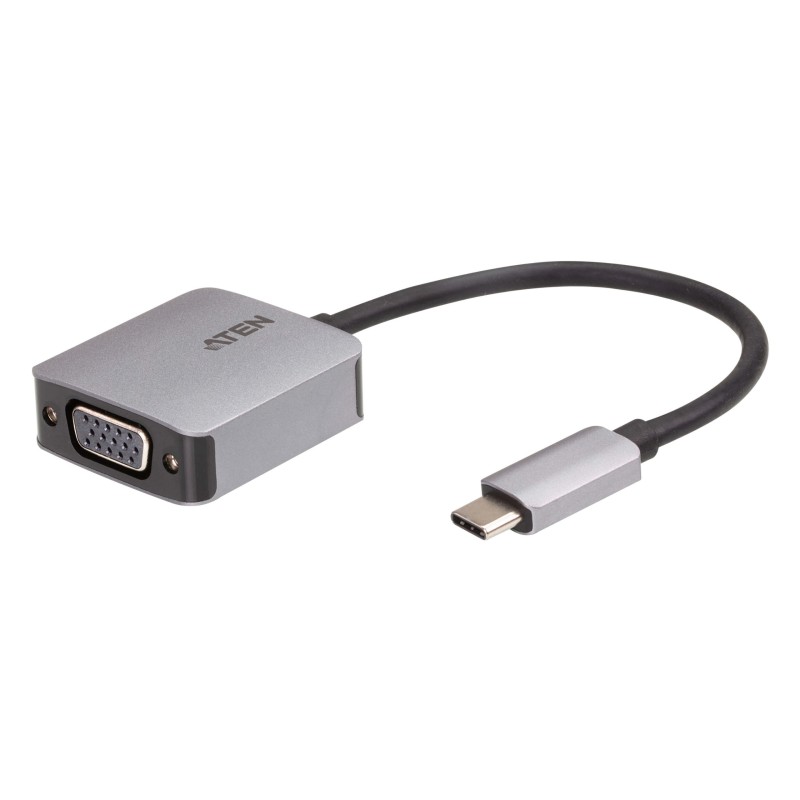 ADAPTOR USB ATEN, USB-C to VGA Adapter "UC3002A-AT" (timbru verde 0.08 lei)