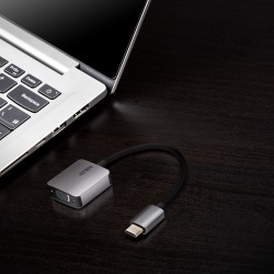 ADAPTOR USB ATEN, USB-C to VGA Adapter "UC3002A-AT" (timbru verde 0.08 lei)