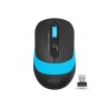 MOUSE A4tech, gaming, wireless, 2.4GHz, optic, 2000 dpi, butoane/scroll 4/1, buton selectare viteza, negru / albastru, "FG10 Blu
