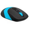 MOUSE A4tech, gaming, wireless, 2.4GHz, optic, 2000 dpi, butoane/scroll 4/1, buton selectare viteza, negru / albastru, "FG10 Blu