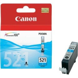 Cartus Cerneala Original Canon Cyan, CLI-521C, pentru iP3600|iP4600|MP540|MP620, , (timbru verde 0.15 lei), "BS2934B001AA"
