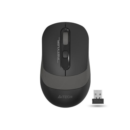 MOUSE A4tech, gaming, wireless, 2.4GHz, optic, 2000 dpi, butoane/scroll 4/1, buton selectare viteza, negru / gri, "FG10 Grey" (t