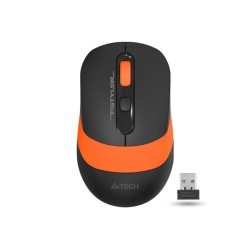 MOUSE A4tech, gaming, wireless, 2.4GHz, optic, 2000 dpi, butoane/scroll 4/1, buton selectare viteza, negru / portocaliu, "FG10 O