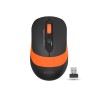 MOUSE A4tech, gaming, wireless, 2.4GHz, optic, 2000 dpi, butoane/scroll 4/1, buton selectare viteza, negru / portocaliu, "FG10 O