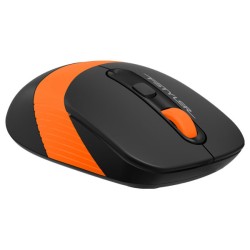 MOUSE A4tech, gaming, wireless, 2.4GHz, optic, 2000 dpi, butoane/scroll 4/1, buton selectare viteza, negru / portocaliu, "FG10 O