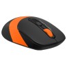 MOUSE A4tech, gaming, wireless, 2.4GHz, optic, 2000 dpi, butoane/scroll 4/1, buton selectare viteza, negru / portocaliu, "FG10 O