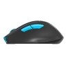 MOUSE A4tech, gaming, wireless, 2.4GHz, optic, 2000 dpi, butoane/scroll 6/1, buton selectare viteza, negru / albastru, "FG30 Blu