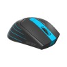 MOUSE A4tech, gaming, wireless, 2.4GHz, optic, 2000 dpi, butoane/scroll 6/1, buton selectare viteza, negru / albastru, "FG30 Blu
