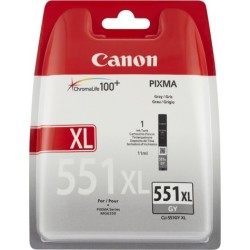 Cartus Cerneala Original Canon Grey, CLI-551XLGr, pentru Pixma IP-7250|8750|IX-6850|MG-5450|5550|5650|6350|6450|6650|7150|7550|M