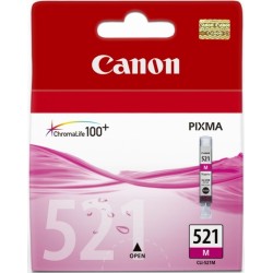 Cartus Cerneala Original Canon Magenta, CLI-521M, pentru iP3600|iP4600|MP540|MP620, , (timbru verde 0.15 lei), "BS2935B001AA"