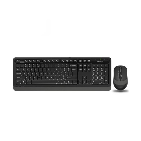 Kit TASTATURA si Mouse A4TECH, "Fstyler FG10+FGK10", wireless, 104 taste format standard, mouse 2000dpi, 4/1 butoane, negru &amp