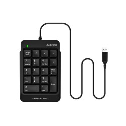 TASTATURA numerica A4TECH Fstyler, 18 taste, USB, 150cm, compact design, black, "FK-13P-BK" (timbru verde 0.8 lei)