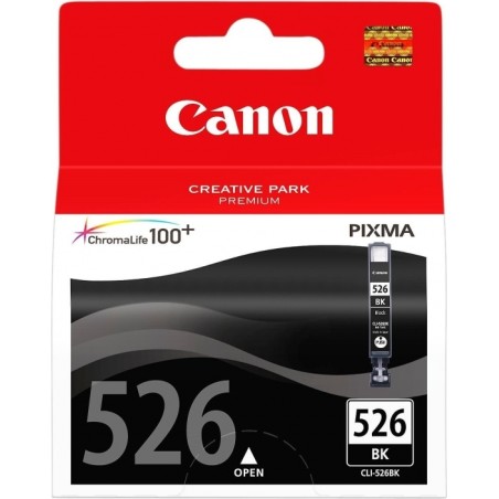 Cartus Cerneala Original Canon Black, CLI-526B, pentru Pixma IP4850|IP4950|IX6550|MG5150|MG5250|MG5350|MG6150|MG6250|MG8150|MG82