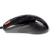 MOUSE A4tech, gaming, cu fir, USB, optic, 3000 dpi, butoane/scroll 4/1, buton selectare viteza, negru, "F5-BK" (timbru verde 0.1