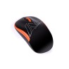 MOUSE A4tech, PC sau NB, wireless, 2.4GHz, optic, 1000 dpi, butoane/scroll 3/1, , negru / portocaliu, 45507104 "G3-300N-BO" (tim