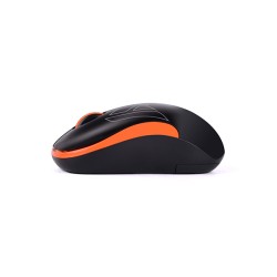 MOUSE A4tech, PC sau NB, wireless, 2.4GHz, optic, 1000 dpi, butoane/scroll 3/1, , negru / portocaliu, 45507104 "G3-300N-BO" (tim