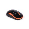 MOUSE A4tech, PC sau NB, wireless, 2.4GHz, optic, 1000 dpi, butoane/scroll 3/1, , negru / portocaliu, 45507104 "G3-300N-BO" (tim