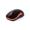 MOUSE A4tech, PC sau NB, wireless, 2.4GHz, optic, 1000 dpi, butoane/scroll 3/1, , negru / portocaliu, 45507104 "G3-300N-BO" (tim