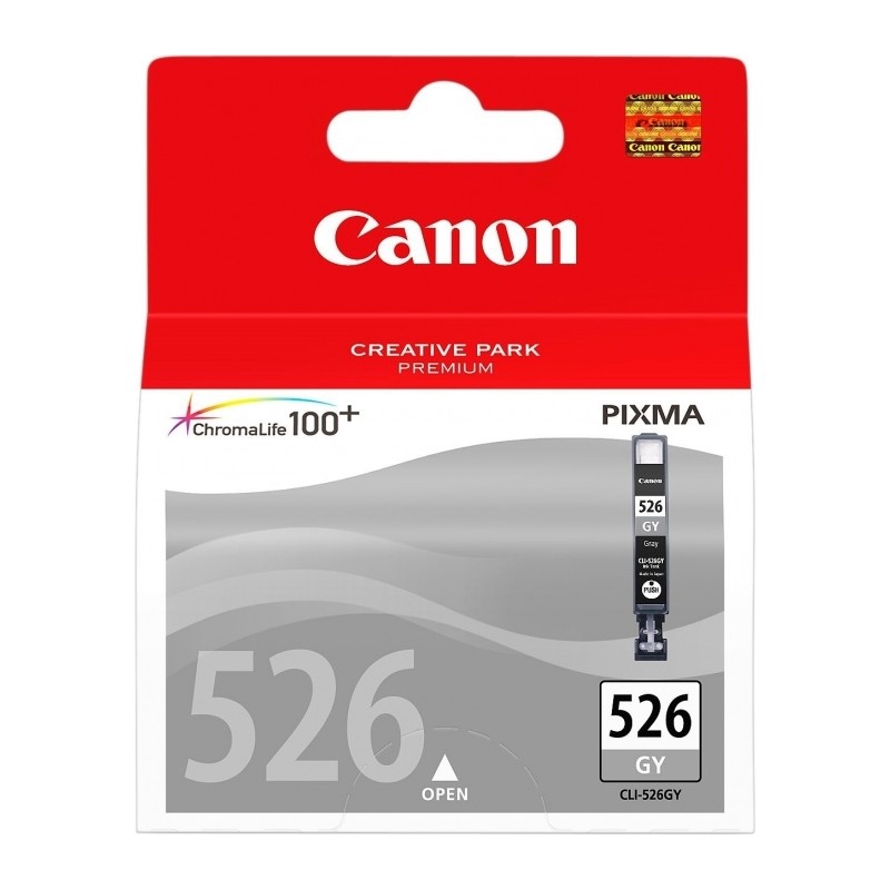 Cartus Cerneala Original Canon Grey, CLI-526GY, pentru Pixma IP4850|IP4950|IX6550|MG5150|MG5250|MG5350|MG6150|MG6250|MG8150|MG82