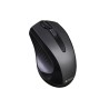 MOUSE A4tech, PC sau NB, wireless, 2.4GHz, optic, 1000 dpi, butoane/scroll 3/1, silent click, negru, "G9-500FS-BK" (timbru verde