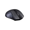 MOUSE A4tech, PC sau NB, wireless, 2.4GHz, optic, 1000 dpi, butoane/scroll 3/1, silent click, negru, "G9-500FS-BK" (timbru verde