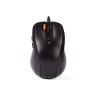 MOUSE A4tech, PC sau NB, cu fir, USB, optic, 1600 dpi, butoane/scroll 7/1, buton selectare viteza, negru, "N-70FX-BK" (timbru ve