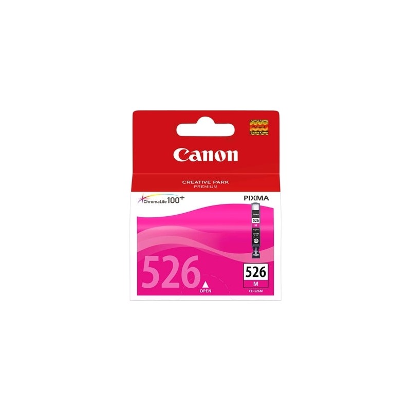 Cartus Cerneala Original Canon Magenta, CLI-526M, pentru Pixma IP4850|IP4950|IX6550|MG5150|MG5250|MG5350|MG6150|MG6250|MG8150|MG