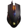 MOUSE A4tech, gaming, cu fir, USB, optic, 3200 dpi, butoane/scroll 8/1, iluminare, butoane programabile, negru, "Q50" (timbru ve