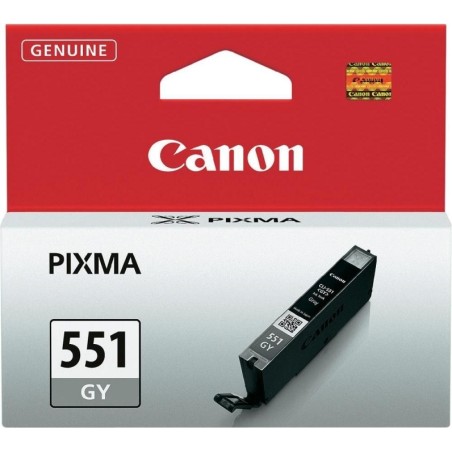 Cartus Cerneala Original Canon Grey, CLI-551Gr, pentru Pixma IP-7250|8750|IX-6850|MG-5450|5550|5650|6350|6450|6650|7150|7550|MX-