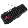 TASTATURA A4TECH - gaming, "Bloody gaming", cu fir 1.8m, 106 taste, format standard , iluminare, USB, negru, "B150N" (timbru ver