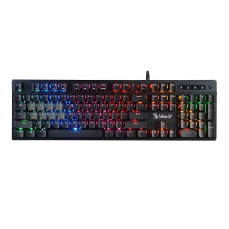 TASTATURA A4TECH - gaming, "Bloody gaming", cu fir 1.8m, 106 taste, format standard , taste cu membrana Mecha-Like, iluminare, U
