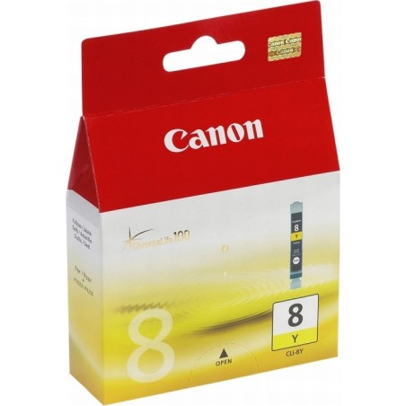 Cartus Cerneala Original Canon Yellow, CLI-8Y, pentru IP4200, , (timbru verde 0.15 lei), "BS0623B001AA"