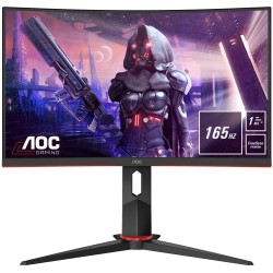MONITOR AOC 24" gaming, refresh 165Hz, VA, Full HD (1920 x 1080), Wide, curbat, 250 cd/mp, 1 ms, VGA, HDMI x 2, DisplayPort, "C2