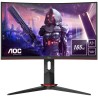 MONITOR AOC 24" gaming, refresh 165Hz, VA, Full HD (1920 x 1080), Wide, curbat, 250 cd/mp, 1 ms, VGA, HDMI x 2, DisplayPort, "C2